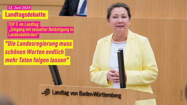 Umgang mit sexueller Belästigung in Landesbehörden