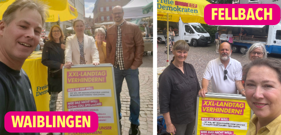 Infostand XXL Landtag