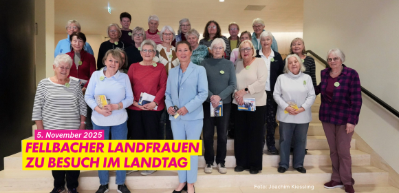 Besuch der Fellbacher Landfrauen im Landtag