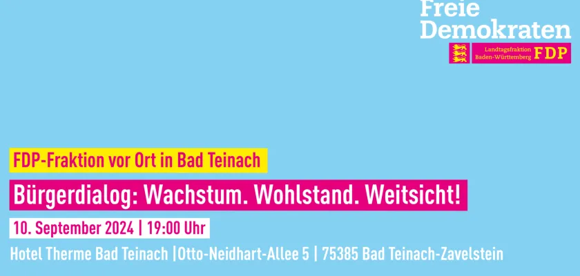 Teinach Bürgerdialog FDP