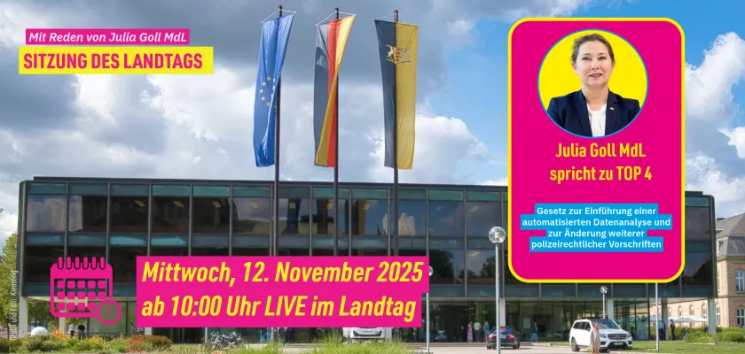 Plenartag mit Reden von Julia Goll MdL